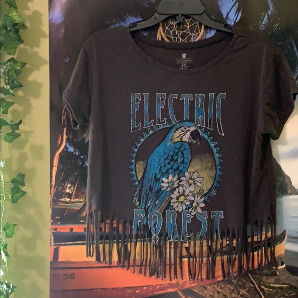 Electric Forest Shredded Top